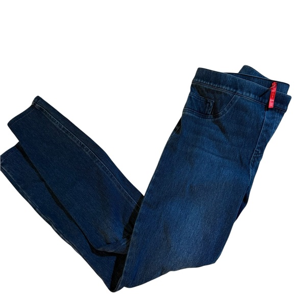 SPANX Jean-ish Shaping High Waisted Leggings Jeggings Size Medium - Picture 3 of 7